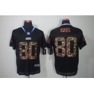 nike nfl jerseys new york giants #80 cruz black[camo fashion Elite]
