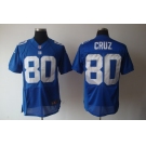 nike nfl jerseys new york giants #80 cruz blue[elite]