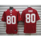 nike nfl jerseys new york giants #80 cruz red[Elite]