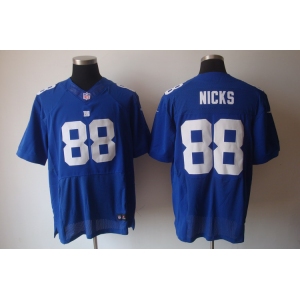 nike nfl jerseys new york giants #88 nicks blue[Elite]