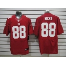 nike nfl jerseys new york giants #88 nicks red[Elite]