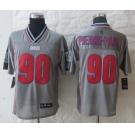 nike nfl jerseys new york giants #90 pierre-paul  grey[Elite vapor]