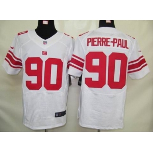 nike nfl jerseys new york giants #90 pierre-paul white[elite]