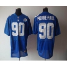 nike nfl jerseys new york giants #90 pierre.paul blue[Elite 50th Patch]