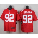 nike nfl jerseys new york giants #92 strahan red[Elite]