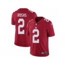 Men Nike New York Giants #2 Aldrick Rosas Red Alternate Vapor Untouchable Limited Player NFL Jersey