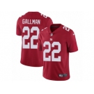 Men Nike New York Giants #22 Wayne Gallman Red Alternate Vapor Untouchable Limited Player NFL Jersey