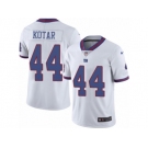 Men Nike New York Giants #44 Doug Kotar Limited White Rush Vapor Untouchable NFL Jersey