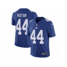 Men Nike New York Giants #44 Doug Kotar Royal Blue Team Color Vapor Untouchable Limited Player NFL Jersey