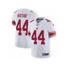 Men Nike New York Giants #44 Doug Kotar White Vapor Untouchable Limited Player NFL Jersey