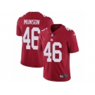 Men Nike New York Giants #46 Calvin Munson Red Alternate Vapor Untouchable Limited Player NFL Jersey