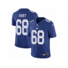 Men Nike New York Giants #68 Bobby Hart Royal Blue Team Color Vapor Untouchable Limited Player NFL Jersey