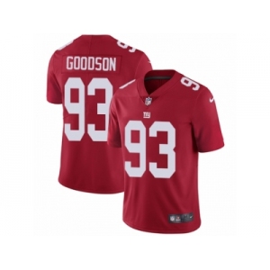 Men Nike New York Giants #93 B.J. Goodson Red Alternate Vapor Untouchable Limited Player NFL Jersey