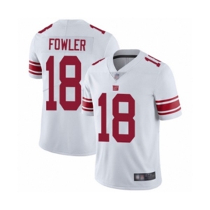 Men's New York Giants #18 Bennie Fowler White Vapor Untouchable Limited Player Football Jersey