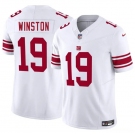 Men's New York Giants #19 Jameis Winston White 2025 F.U.S.E. Vapor Untouchable Limited Football Stitched Jersey