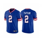 Men's New York Giants #2 Tyrod Taylor Royal Vapor Untouchable Classic Retired Player Stitched Game Jersey