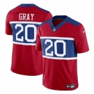 Men's New York Giants #20 Eric Gray Century Red Alternate Vapor F.U.S.E. Limited Football Stitched Jersey