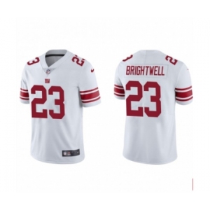 Men's New York Giants #23 Gary Brightwell White Vapor Untouchable Limited Stitched Jersey