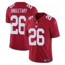 Men's New York Giants #26 Devin Singletary Red Vapor Untouchable Limited Football Stitched Jersey