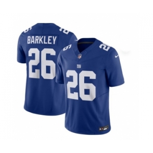 Men's New York Giants #26 Saquon Barkley Blue 2023 F.U.S.E. Vapor Untouchable Limited Stitched Jersey