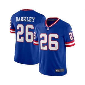 Men's New York Giants #26 Saquon Barkley Royal Vapor Untouchable Limited Stitched Jersey