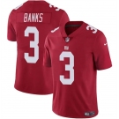 Men's New York Giants #3 Deonte Banks Red 2023 F.U.S.E. Vapor Untouchable Limited Football Stitched Jersey