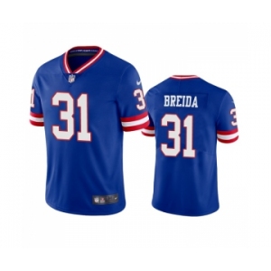 Men's New York Giants #31 Matt Breida Royal Classic Vapor Limited Stitched Jersey