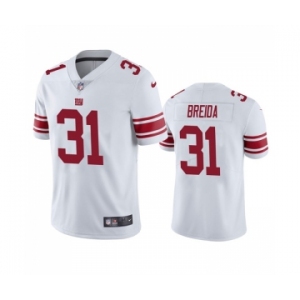 Men's New York Giants #31 Matt Breida White Vapor Untouchable Limited Stitched Jersey