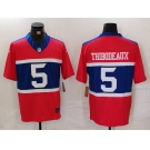 Men's New York Giants #5 Kayvon Thibodeaux Century Red Alternate Vapor F.U.S.E. Limited Football Stitched Jersey