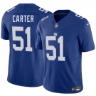 Men's New York Giants #51 Abdul Carter Blue 2025 Draft F.U.S.E. Vapor Untouchable Limited Football Stitched Jersey