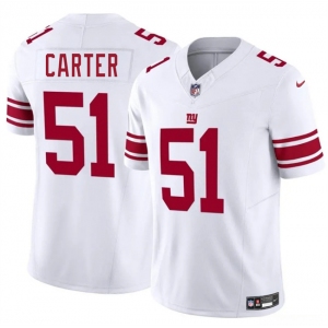 Men's New York Giants #51 Abdul Carter White 2025 Draft F.U.S.E. Vapor Untouchable Limited Football Stitched Jersey