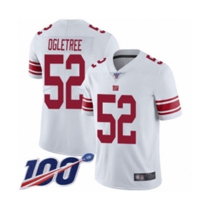 Men's New York Giants #52 Alec Ogletree White Vapor Untouchable Limited Player 100th Season Football Jersey