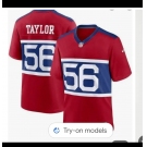 Men's New York Giants #56 Lawrence Taylor Century Red Alternate Vapor Limited Football Stitched Jersey