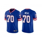 Men's New York Giants #70 Evan Neal Royal Vapor Untouchable Limited Stitched Jersey