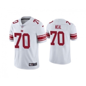 Men's New York Giants #70 Evan Neal White Vapor Untouchable Limited Stitched Jersey