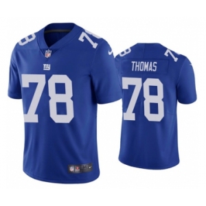 Men's New York Giants #78 Andrew Thomas 2020 Blue Vapor Untouchable Limited Stitched Jersey