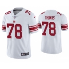 Men's New York Giants #78 Andrew Thomas 2020 White Vapor Untouchable Limited Stitched Jersey