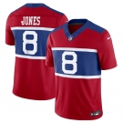 Men's New York Giants #8 Daniel Jones Century Red Alternate Vapor F.U.S.E. Limited Football Stitched Jersey