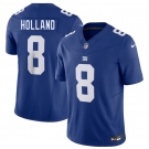 Men's New York Giants #8 Jevon Holland Blue 2025 F.U.S.E. Vapor Untouchable Limited Football Stitched Jersey