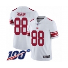 Men's New York Giants #88 Evan Engram White Vapor Untouchable Limited Player 100th Season Football Jersey