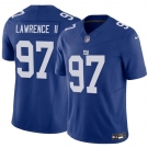 Men's New York Giants #97 Dexter Lawrence II Blue 2025 F.U.S.E. Vapor Untouchable Limited Football Stitched Jersey