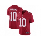 Men's Nike New York Giants #10 Eli Manning Vapor Untouchable Limited Red Alternate NFL Jersey