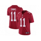 Men's Nike New York Giants #11 Phil Simms Vapor Untouchable Limited Red Alternate NFL Jersey