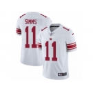 Men's Nike New York Giants #11 Phil Simms Vapor Untouchable Limited White NFL Jersey