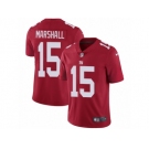 Men's Nike New York Giants #15 Brandon Marshall Vapor Untouchable Limited Red Alternate NFL Jersey