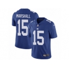 Men's Nike New York Giants #15 Brandon Marshall Vapor Untouchable Limited Royal Blue Team Color NFL Jersey