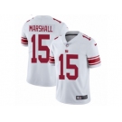 Men's Nike New York Giants #15 Brandon Marshall Vapor Untouchable Limited White NFL Jersey