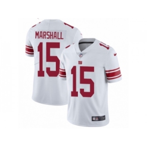 Men's Nike New York Giants #15 Brandon Marshall Vapor Untouchable Limited White NFL Jersey