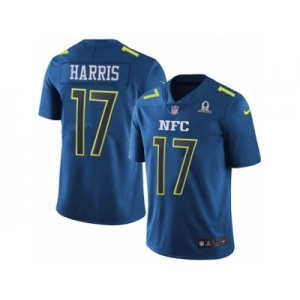 Men's Nike New York Giants #17 Dwayne Harris Limited Blue 2017 Pro Bowl NFL Jersey