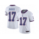 Men's Nike New York Giants #17 Dwayne Harris Limited White Rush NFL Jersey